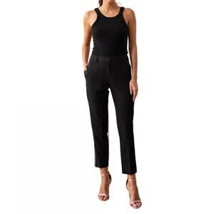 NEW ATTENTIF the classic cigarette/smoking pants in black